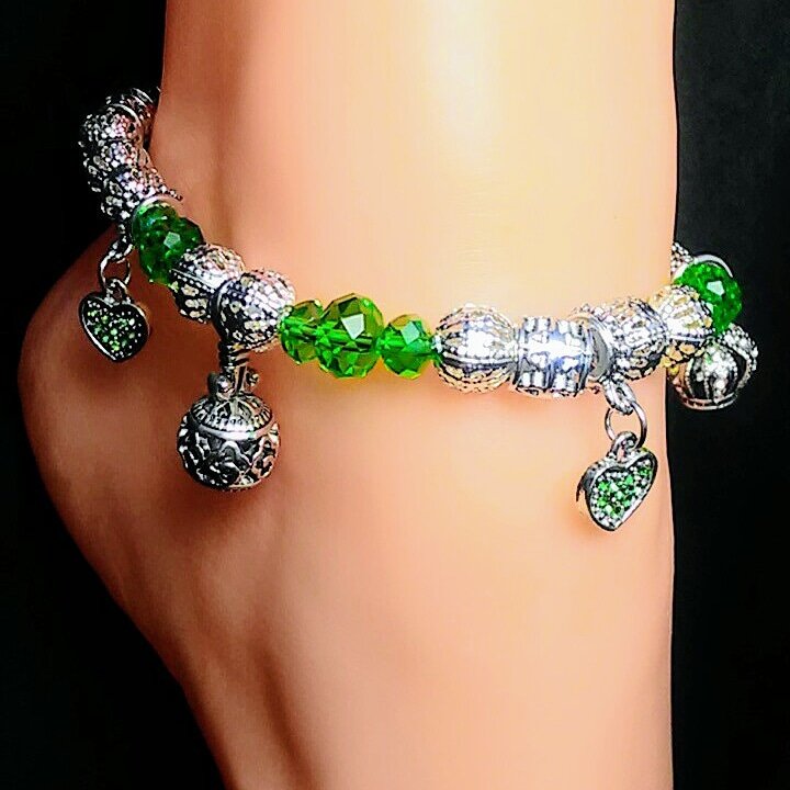 Enchanted Green Charmed Anklet