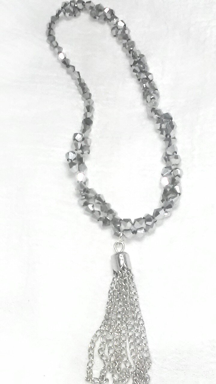 Gladiator Silver Tassel Anklet