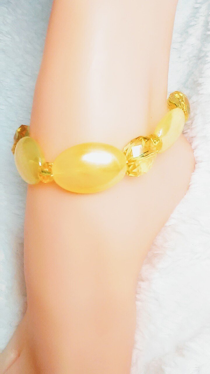 Lemon Drop Anklet
