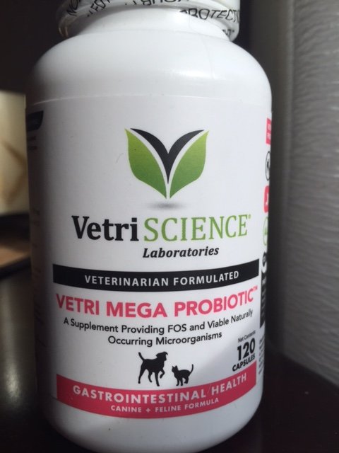 Vetri Mega Probiotic for Dogs and Cats 120 Capsules