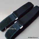 LOVETEX Brand 2.5cm x 50cm Green Hook and Loop Cinch Straps 10pcs