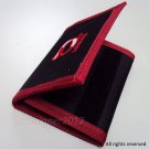 LOVETEX Brand Tri-fold Hook and Loop Closure Wallet Black