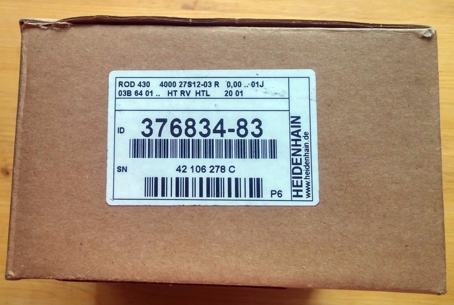 NEW! HEIDENHAIN ROD 430 4000 27S12-03 376834-83 Rotary Encoder SIG ...