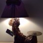 Handmade Stunning Unique Driftwood Table Lamp, Driftwood On driftwood Base