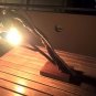 Stunning Driftwood Tamble Lamp, Large Driftwood Trunk On driftwood Base