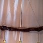 Handmade Stunning Driftwood Ceiling light with rope. Home decor. Office Decor