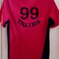 Kariban Mens Short Sleeve Baseball T-Shirt Size(S) Color:Red & Black K340