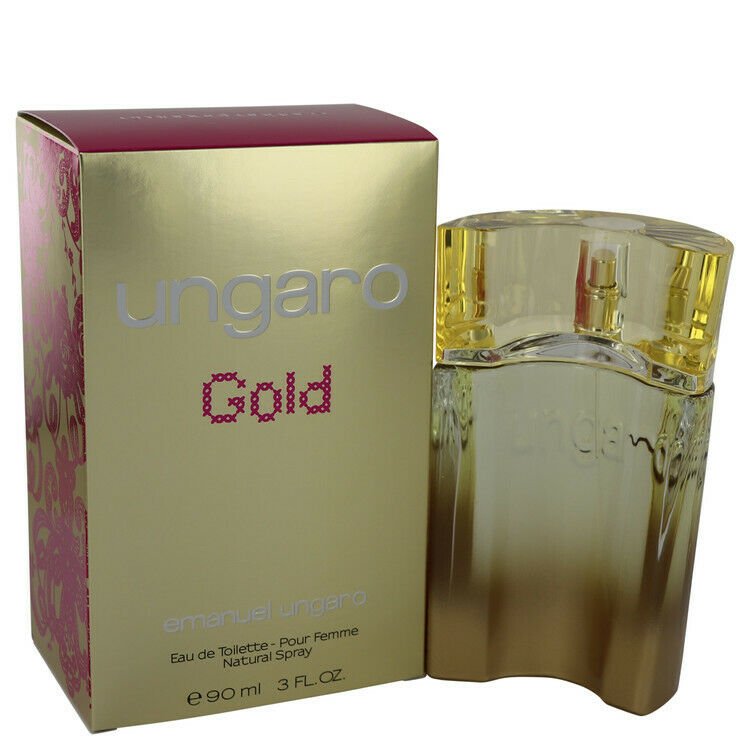 Ungaro Gold by Ungaro Eau De Toilette Spray 3 oz