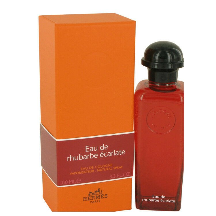 Eau De Rhubarbe Ecarlate by Hermes Eau De Cologne Spray 3.3 oz