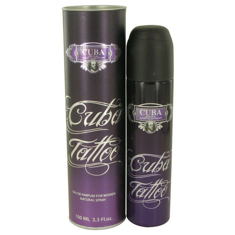 Cuba Tattoo by Fragluxe Eau De Parfum Spray 3.4 oz