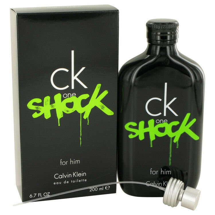 CK One Shock by Calvin Klein Eau De Toilette Spray 6.7 oz