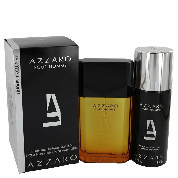 AZZARO by Azzaro Gift Set -- 3.4 oz Eau De Toilette Spray + 5.1 oz Deodorant Spr