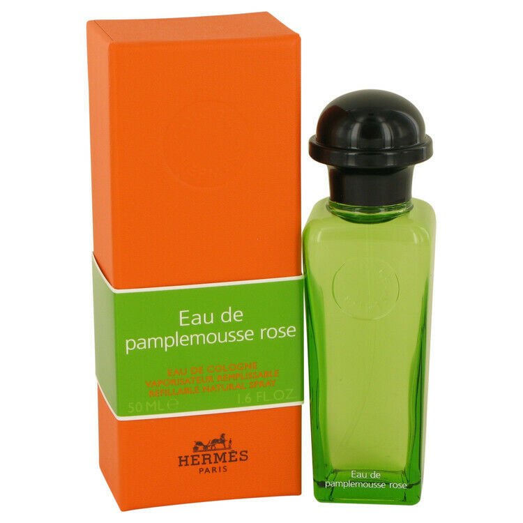 Eau De Pamplemousse Rose by Hermes Eau De Cologne Spray Refillable 1.6 oz