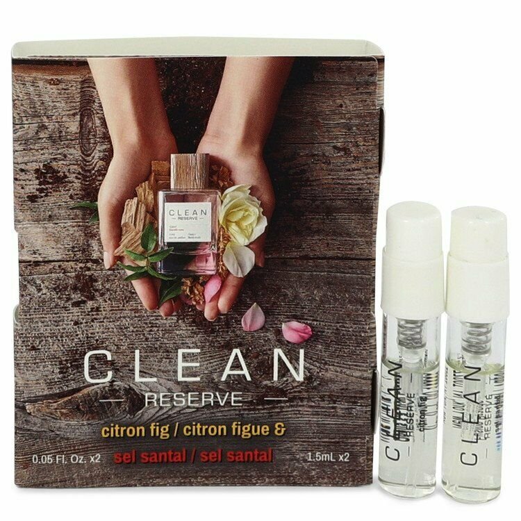 Clean Reserve Citron Fig by Clean Vial Set Includes Citron Fig and Sel Santal .0