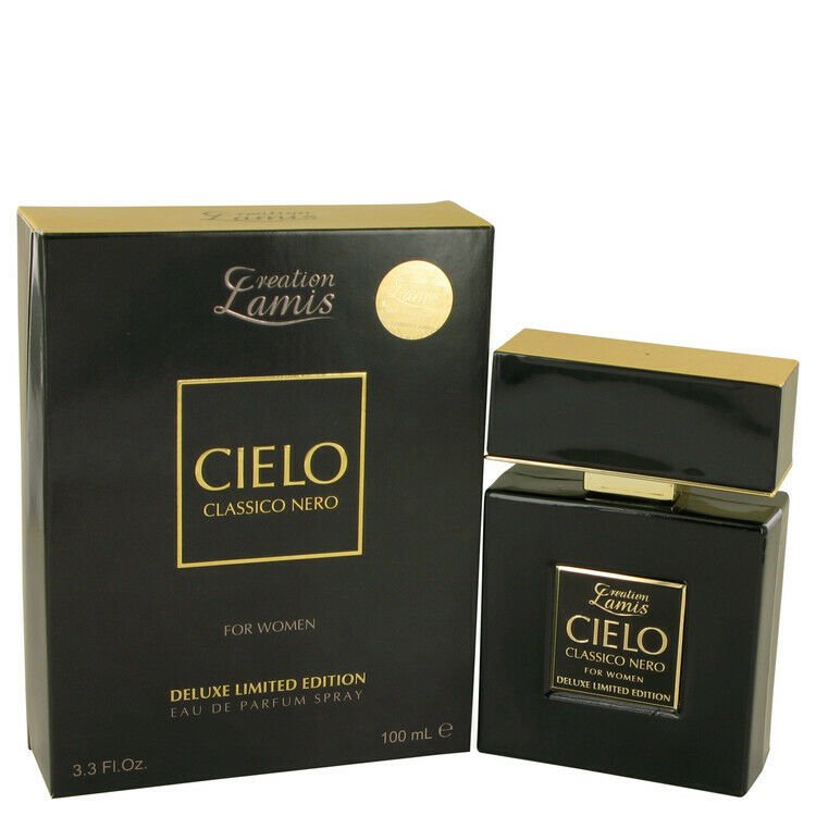 Lamis Cielo Classico Nero by Lamis Eau De Parfum Spray Deluxe Limited Edition 3.