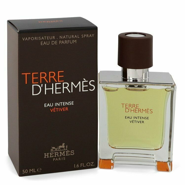 Terre D'hermes Eau Intense Vetiver by Hermes Eau De Parfum Spray 1.7 oz