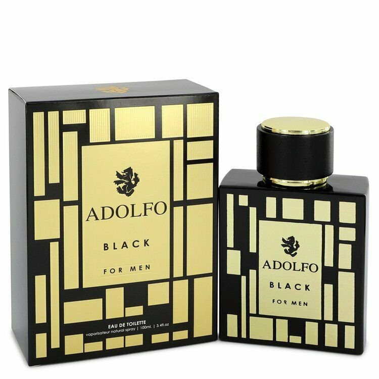 Adolfo Black by Adolfo Eau De Toilette Spray 3.4 oz