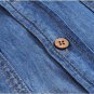 Summer Short Sleeve Casual Comfortable Men Jeans Denim Shirt Camisa Masculina