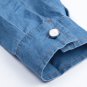 2017 Spring Autumn Slim Fit Women's Long Sleeve Button Front Denim Jeans Shirts
