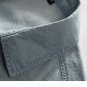 Blue Short Sleeve Men Jeans Denim Shirts Single Breasted Casual Camisa Masculina