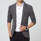 Solid Color Single Button Slim Fit Casual Men Blazers Fashion Coat Jacket