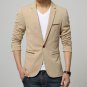 Slim Fit Casual Mens Single Button Blazers Coats Costume Homme