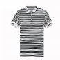 Summer Slim Fit Mens Short Sleeve Striped T-Shirts Casual Tee Shirt Homme