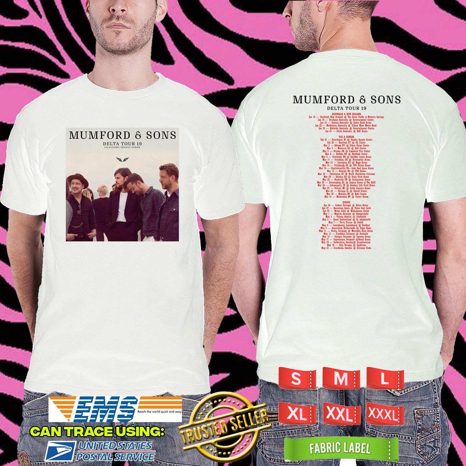 mumford and sons tour tshirt