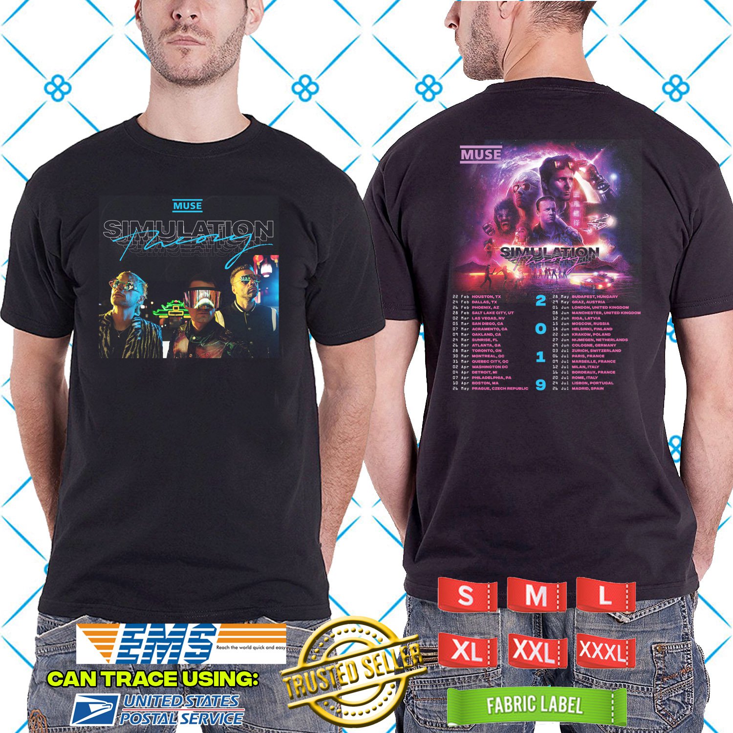 t shirt muse simulation theory