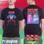 SKYLINE LOS ANGELES 2024.SKYLINE FESTIVALSKYLINE TEE SHIRT.BLACK TSHIRT UNISEX CODE RDF01