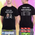 DARYL HALL & ELVIS COSTELLO SUMMER TOUR 2024.DARYL HALL TOUR.BLACK TSHIRT UNISEX CODE RDF01