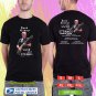 DAVID GILMOUR LUCK & STRANGE WORLD TOUR 2024.DAVID GILMOUR TOUR.BLACK TSHIRT UNISEX CODE RDF01