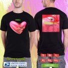 FONTAINES D.C. ROMANCE EUROPE TOUR 2024. FONTAINES D.C. TOUR. BLACK TSHIRT UNISEX RDF01