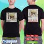 REFUSED ARE FKING DEAD NORTH AMERICA TOUR 2025. REFUSED. BLACK TSHIRT UNISEX RDF01
