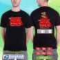 THE ROCKY HORROR PICTURE HOW 50TH ANNIV TOUR 2025. THE ROCKY HORROR. BLACK TSHIRT UNISEX RDF01