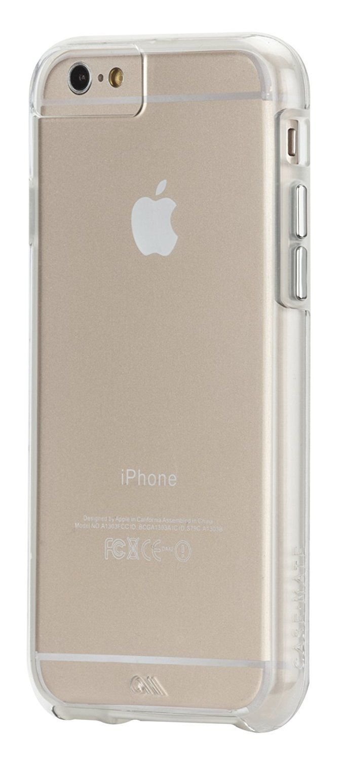 Case-Mate Naked Tough Case Cover for iPhone 6/6s - Clear W/ Clear Bumper