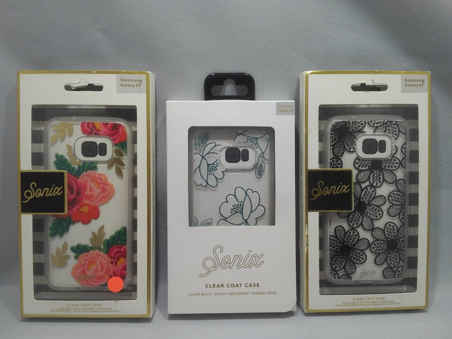 Sonix Clear Case Cover for Samsung Galaxy S7 - Lolita, Boho Floral, Florette
