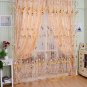 Leaves Pattern Design Window Curtains For Living Room