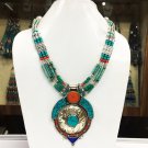 NOVN18 -  Bohemian Tibetan Ethnic Vintage Handmade Necklace