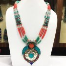 JAN1811 - Best Value Boho Gypsy Ethnic Antique Choker Handmade Necklace