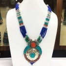 JAN1810 - Tribal Vintage Beautiful Handmade Antique Kuchi Necklace