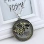 Game OF Thrones Pendant Necklace House Stark Winter