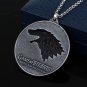 Game OF Thrones Pendant Necklace House Stark Winter