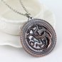 Game OF Thrones Pendant Dragon Necklace House Targaryen Daenerys Jhon Snow