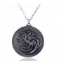 Game OF Thrones Pendant Dragon Necklace House Targaryen Daenerys Jhon Snow
