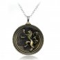 Game OF Thrones Pendant lion Necklace House Lannister