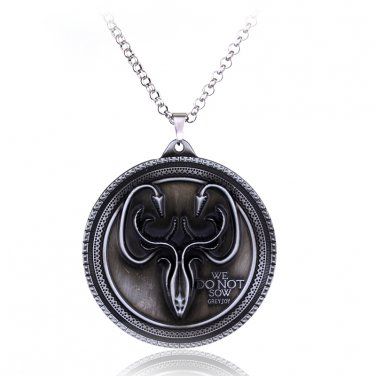 Game OF Thrones Pendant octopus Necklace House Greyjoy