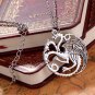 Game OF Thrones Pendant Dragon Necklace House Targaryen Daenerys Jhon Snow
