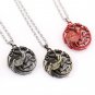 Game OF Thrones Pendant Dragon Necklace House Targaryen Daenerys Jhon Snow