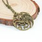 Game OF Thrones Pendant Dragon Necklace House Targaryen Daenerys Jhon Snow